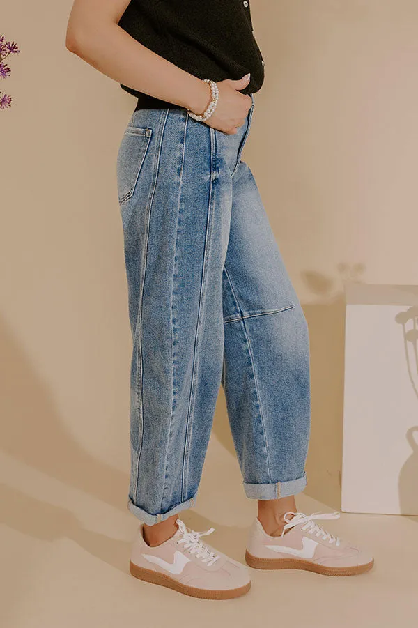 RISEN Scottie High Waist Barrel Leg Cuff Jean sold by Impressions product image thumbnail 3