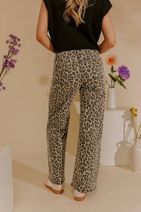 RISEN Nora Midrise Wide Leg Leopard Pants sold by Impressions product image thumbnail 4