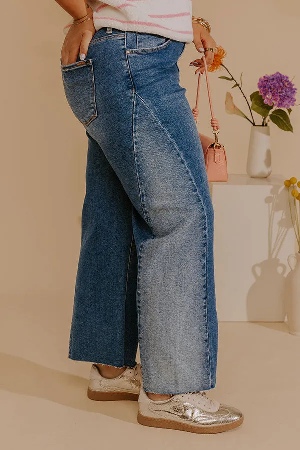 RISEN Tatum Midrise Crop Barrel Leg Jean Curves sold by Impressions product image thumbnail 4