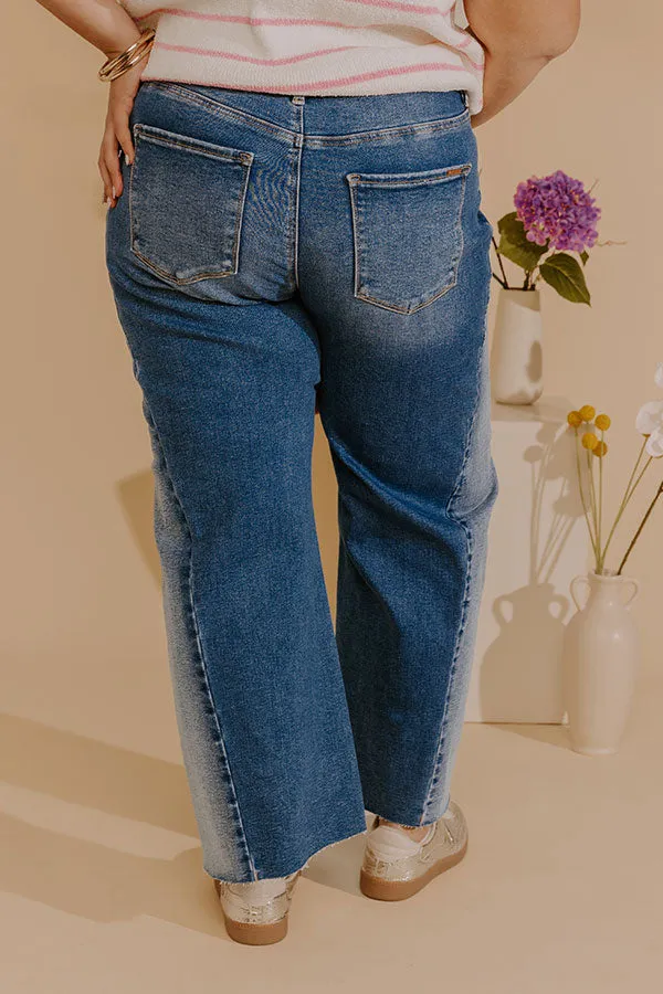 RISEN Tatum Midrise Crop Barrel Leg Jean Curves sold by Impressions product image thumbnail 5