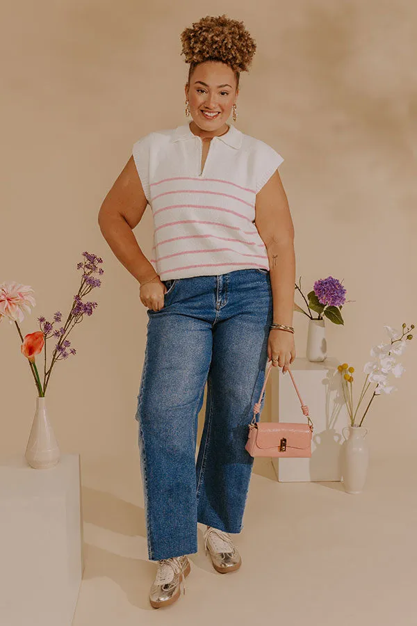 RISEN Tatum Midrise Crop Barrel Leg Jean Curves sold by Impressions product image thumbnail 2