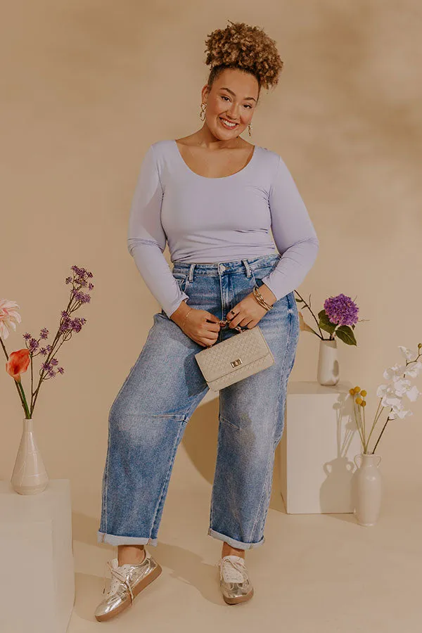 RISEN Scottie High Waist Barrel Leg Cuff Jean Curves sold by Impressions product image thumbnail 2
