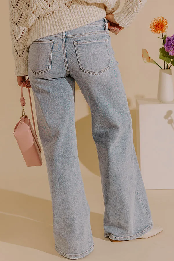 RISEN Melody Low Rise Wide Leg Shimmer Jean sold by Impressions product image thumbnail 4