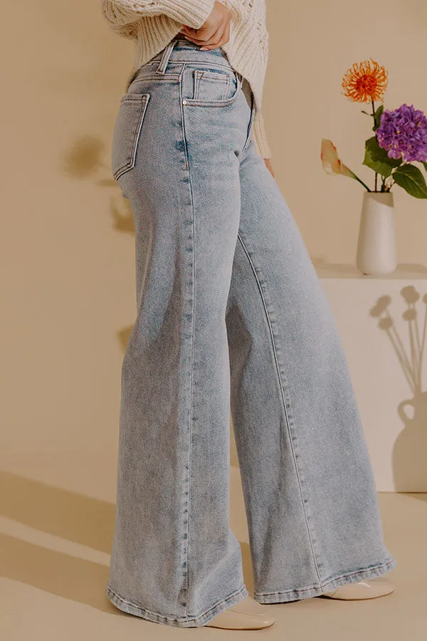 RISEN Melody Low Rise Wide Leg Shimmer Jean sold by Impressions product image thumbnail 3