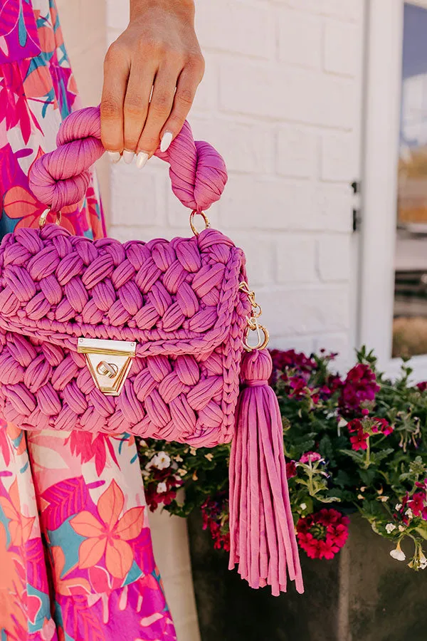 Montego Woven Purse in Violet sold by Impressions product image thumbnail 3