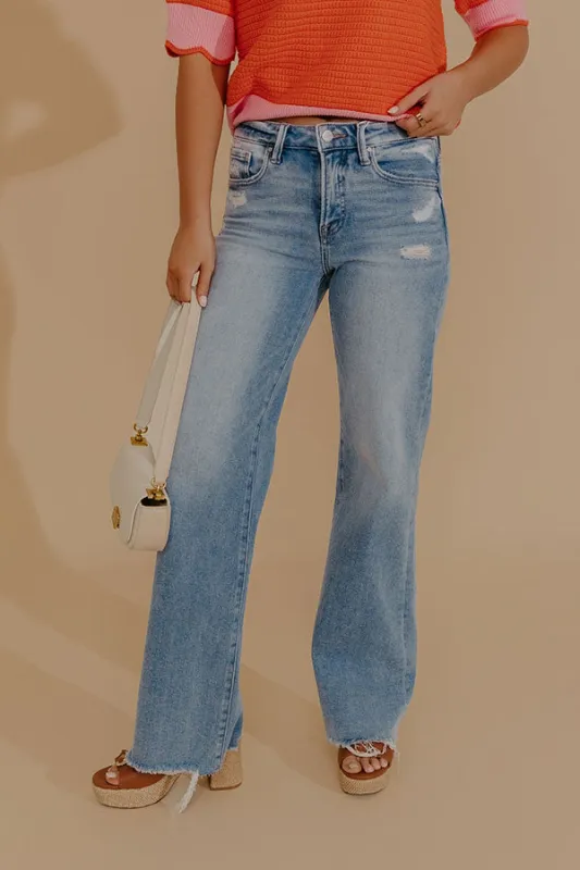RISEN Hallie Midrise Wide Leg Jean sold by Impressions