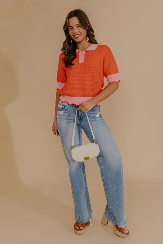 Sunny Disposition Knit Top made by THML