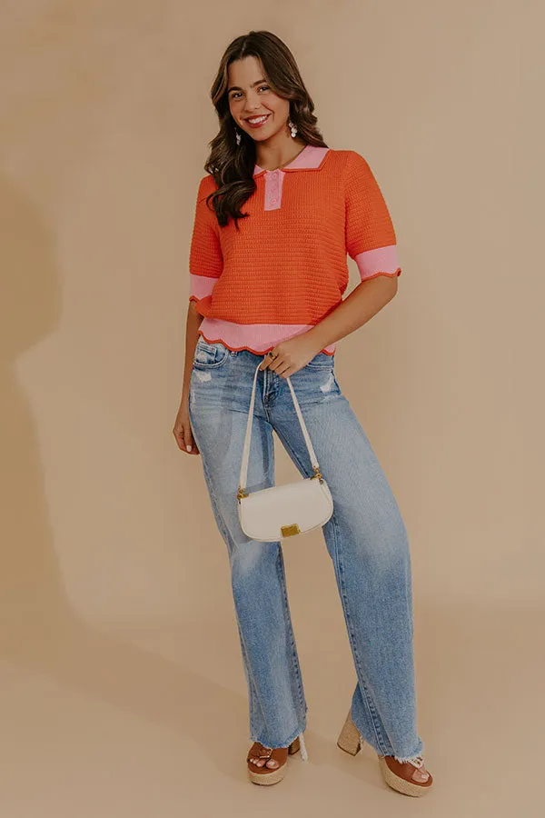 Sunny Disposition Knit Top sold by Impressions