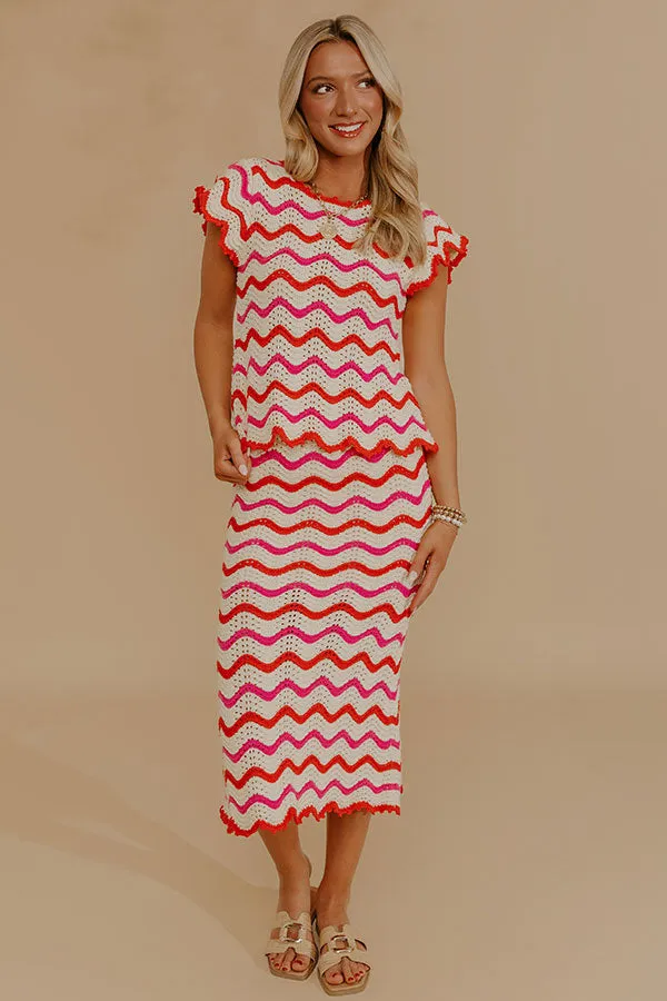 Getaway Chic Pointelle Knit Top sold by Impressions product image thumbnail 4