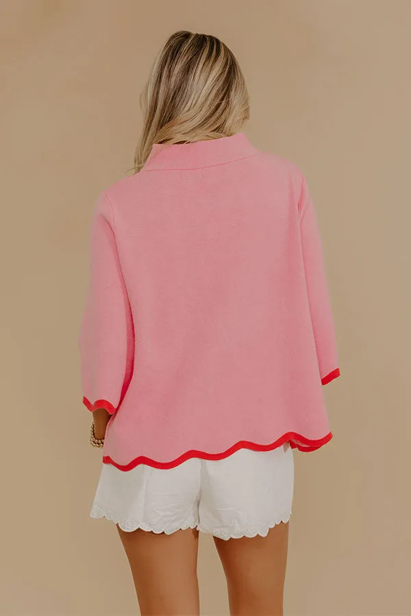 Sweet Day Knit Top in Pink sold by Impressions product image thumbnail 5