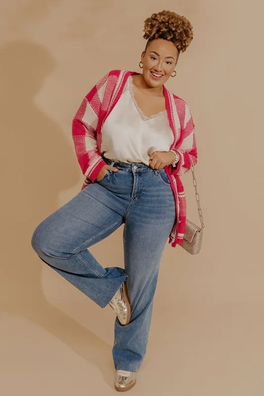 RISEN Kennedy Midrise Straight Leg Jean Curves sold by Impressions