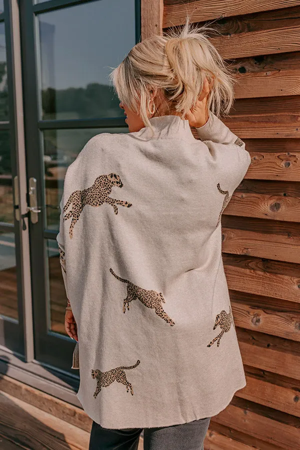 Cozy And Kind Cheetah Sweater In Birch Curves sold by Impressions product image thumbnail 5