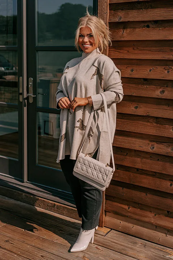 Cozy And Kind Cheetah Sweater In Birch Curves sold by Impressions product image thumbnail 2