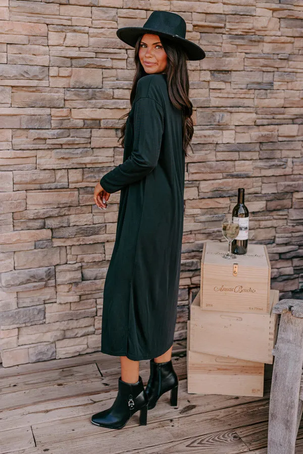 Breezy Times Shift Dress In Black sold by Impressions product image thumbnail 2