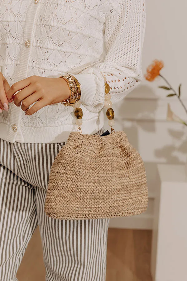 Emery Woven Slouchy Purse in Natural sold by Impressions product image thumbnail 3