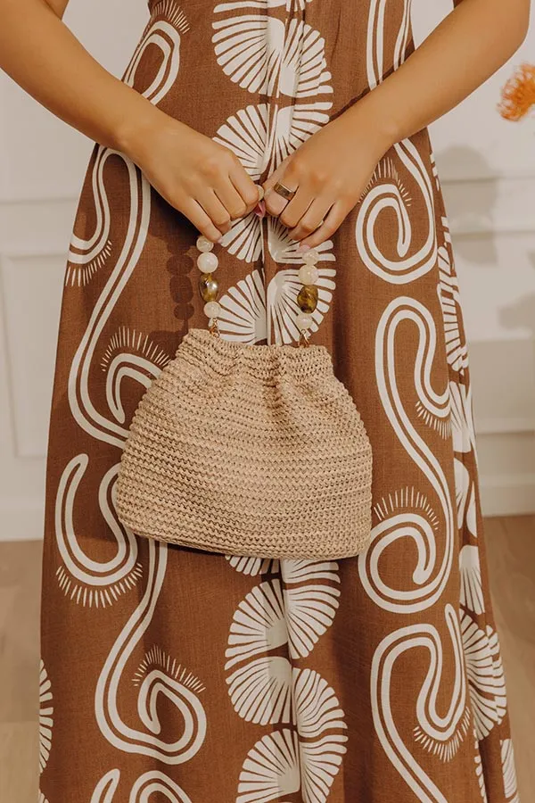 Emery Woven Slouchy Purse in Natural sold by Impressions