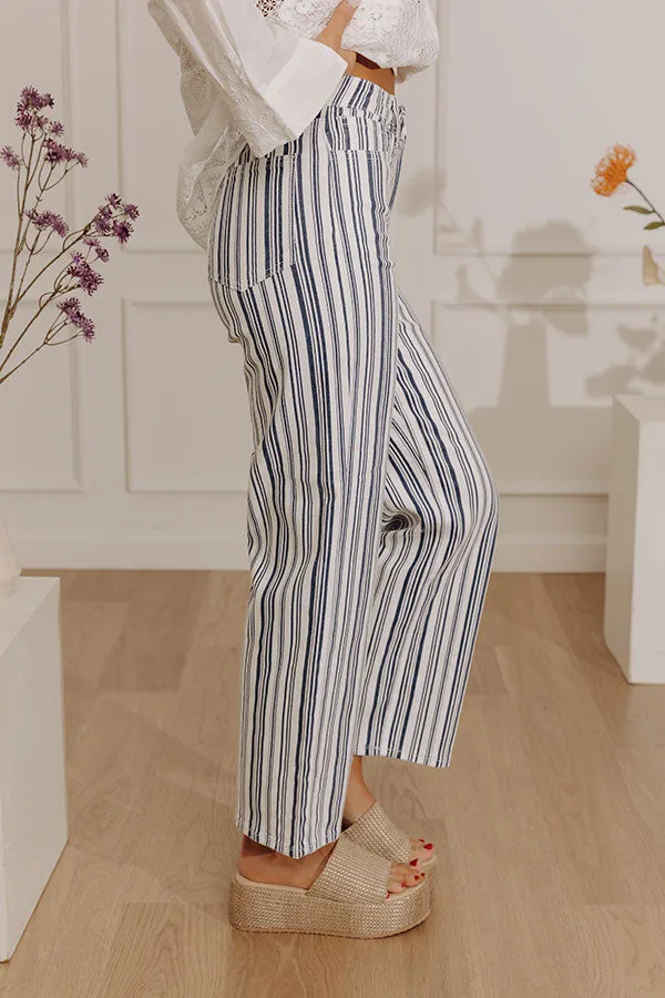 JUST USA Sam High Waist Straight Leg Stripe Jean sold by Impressions product image thumbnail 4