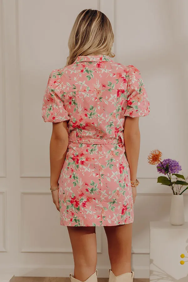 Darling Details Floral Button Down Mini Dress sold by Impressions product image thumbnail 4