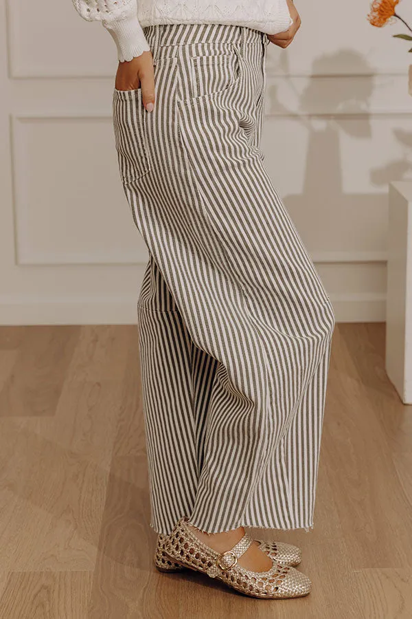 JUST USA Wilma High Waist Stripe Barrel Leg Jean sold by Impressions product image thumbnail 2