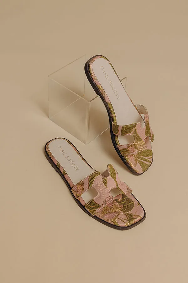 The Everlee Floral Tapestry Sandal sold by Impressions