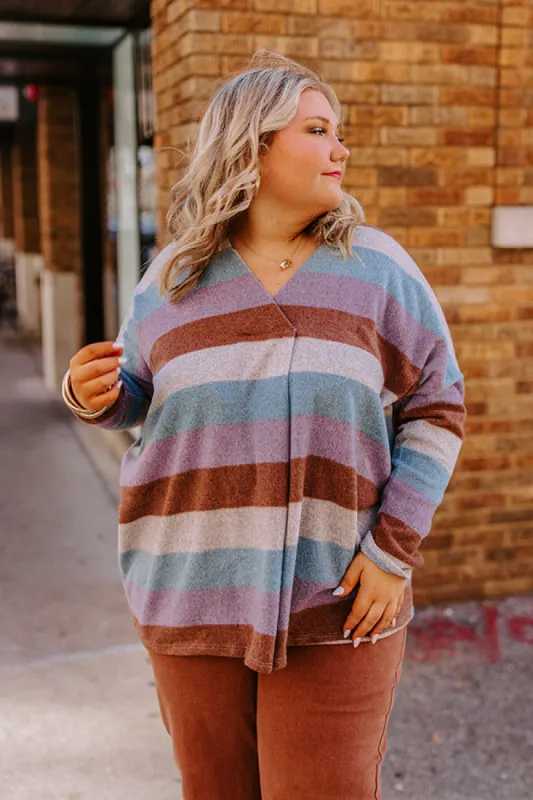 Cool Energy Stripe Shift Top Curves sold by Impressions