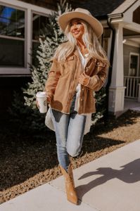 Coffee And Casual Corduroy Jacket sold by Impressions