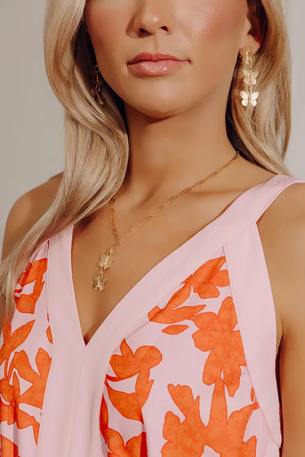 Susan Shaw Hannah Butterfly Paperclip Necklace sold by Impressions