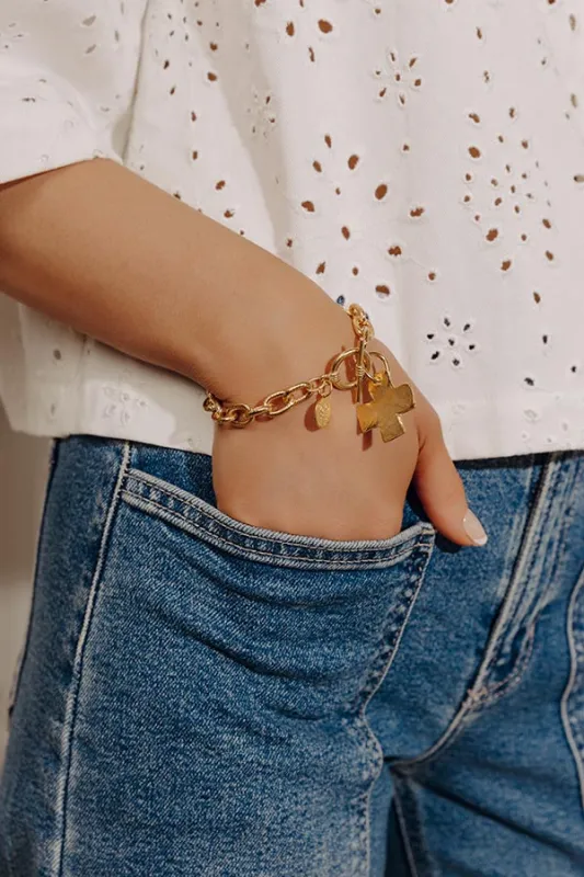 Susan Shaw Cross Toggle Bracelet sold by Impressions