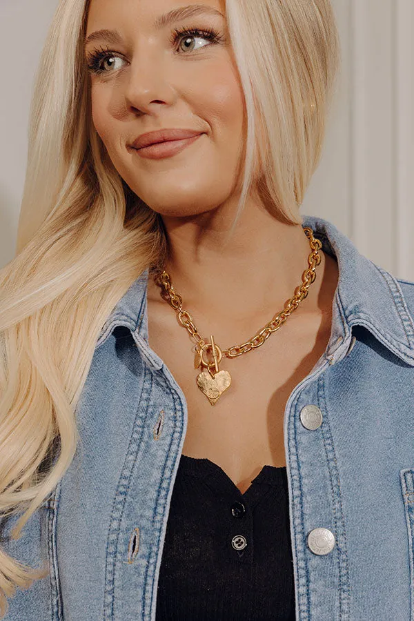 Susan Shaw Heart Toggle Necklace sold by Impressions