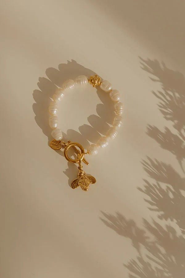 Susan Shaw Honey Bee Pearl Bracelet sold by Impressions