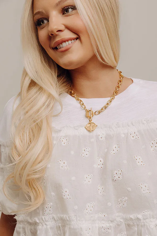 Susan Shaw Bee Intaglio Toggle Necklace sold by Impressions product image thumbnail 2