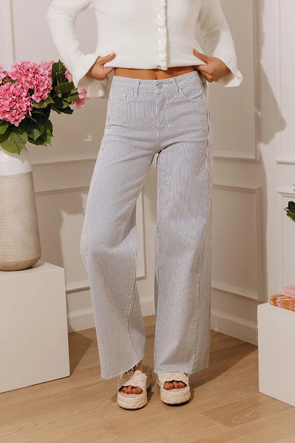 JUST USA Blair Midrise Stripe Wide Leg Jean sold by Impressions product image thumbnail 2