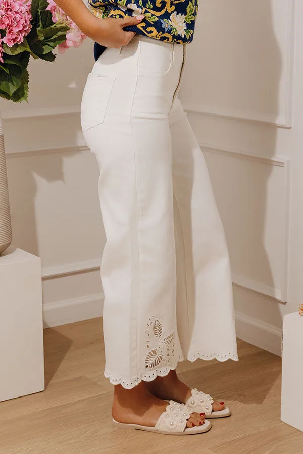 RISEN Eliza High Waist Eyelet Wide Leg Jean sold by Impressions product image thumbnail 2