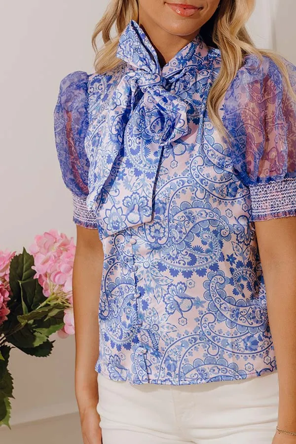 Couture Moment Floral Satin Top sold by Impressions product image thumbnail 3