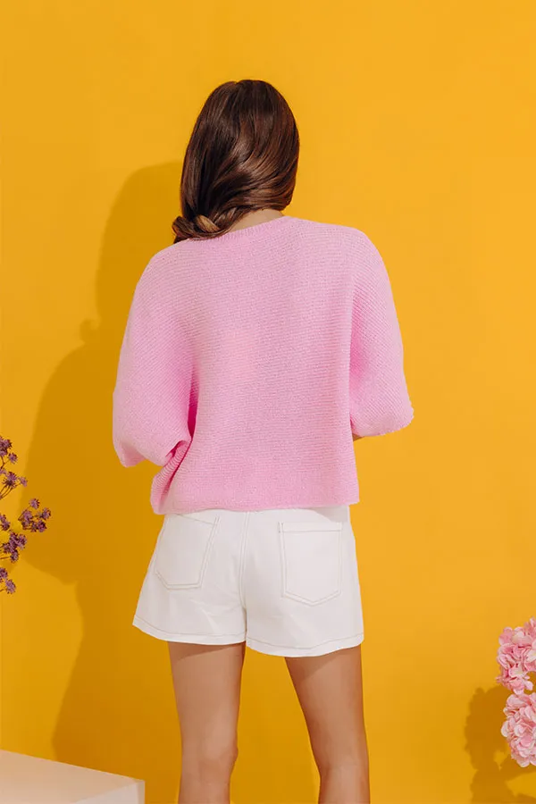 Modern Ease Knit Top in Pink sold by Impressions product image thumbnail 5
