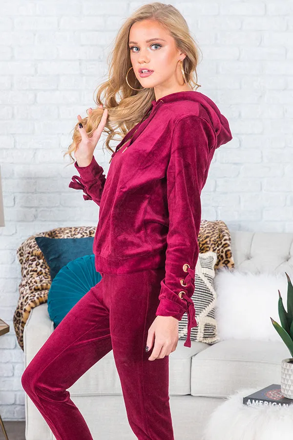 A Little Bit Softer Now Velour Hoodie sold by Impressions product image thumbnail 3
