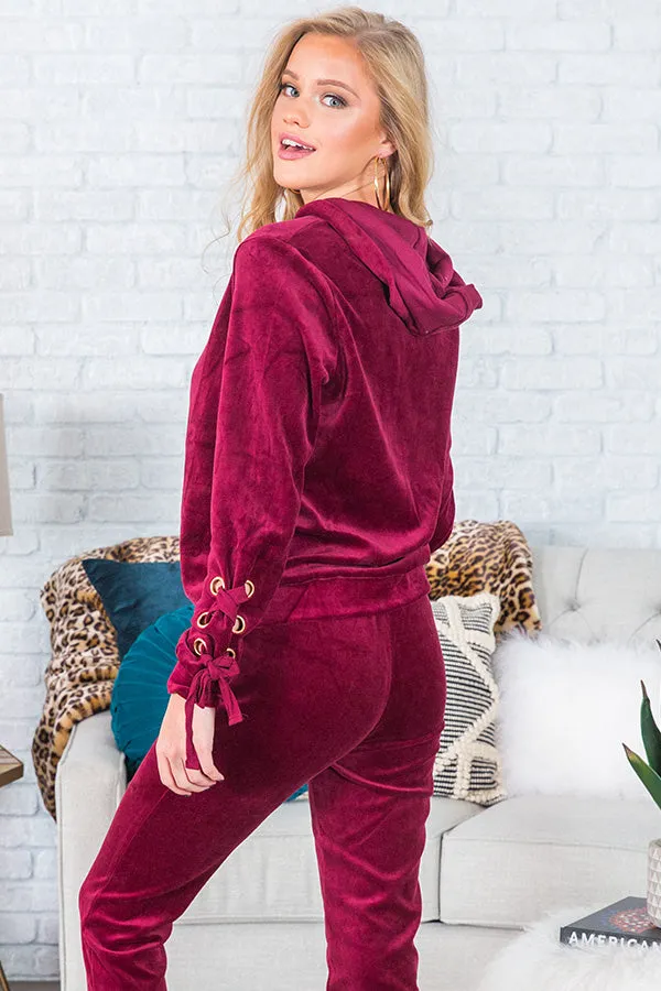 A Little Bit Softer Now Velour Hoodie sold by Impressions product image thumbnail 4