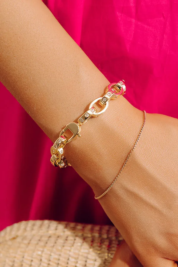 Melinda Maria Ashley Chain Link 9mm Bracelet in Gold sold by Impressions product image thumbnail 2