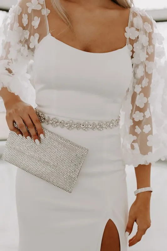 Fashion Talks Clutch In Silver sold by Impressions