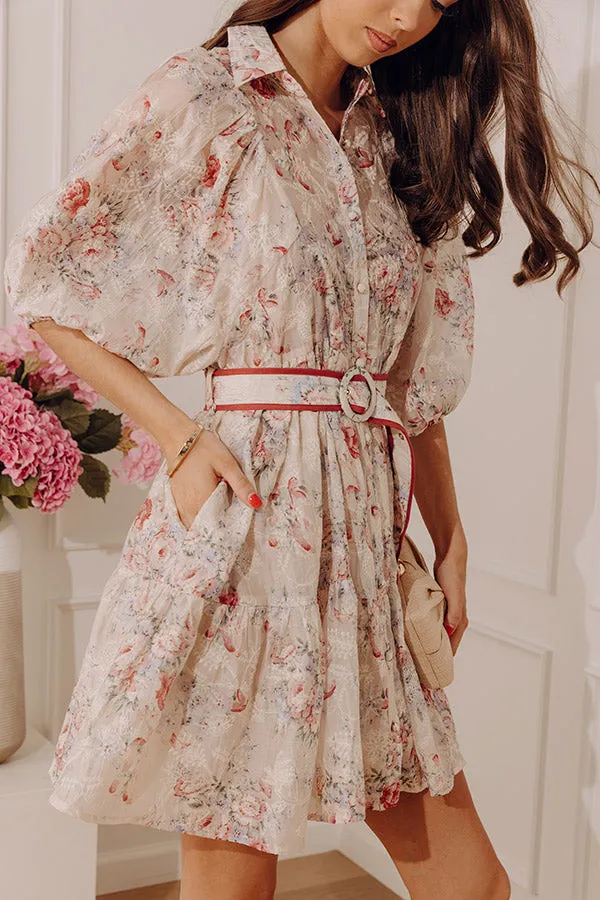 High Society Florals Embroidered Mini Dress sold by Impressions product image thumbnail 4