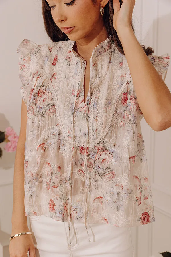 High Society Florals Embroidered Top sold by Impressions product image thumbnail 5