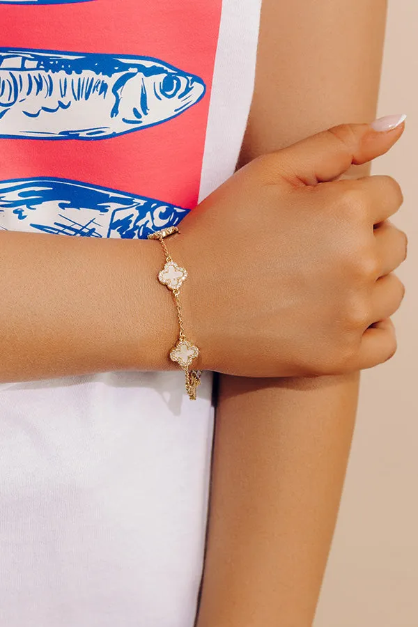 Subtle Shine Cubic Zirconia Bracelet in Ivory sold by Impressions