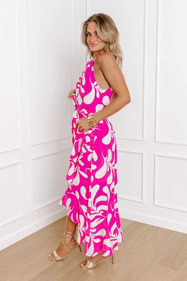 Party On The Cruise Ruffle Midi Dress sold by Impressions product image thumbnail 3