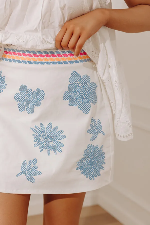 Fresh Take High Waist Embroidered Skort sold by Impressions product image thumbnail 2