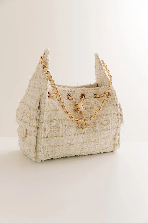 The Paisley Tweed Purse in White sold by Impressions product image thumbnail 2