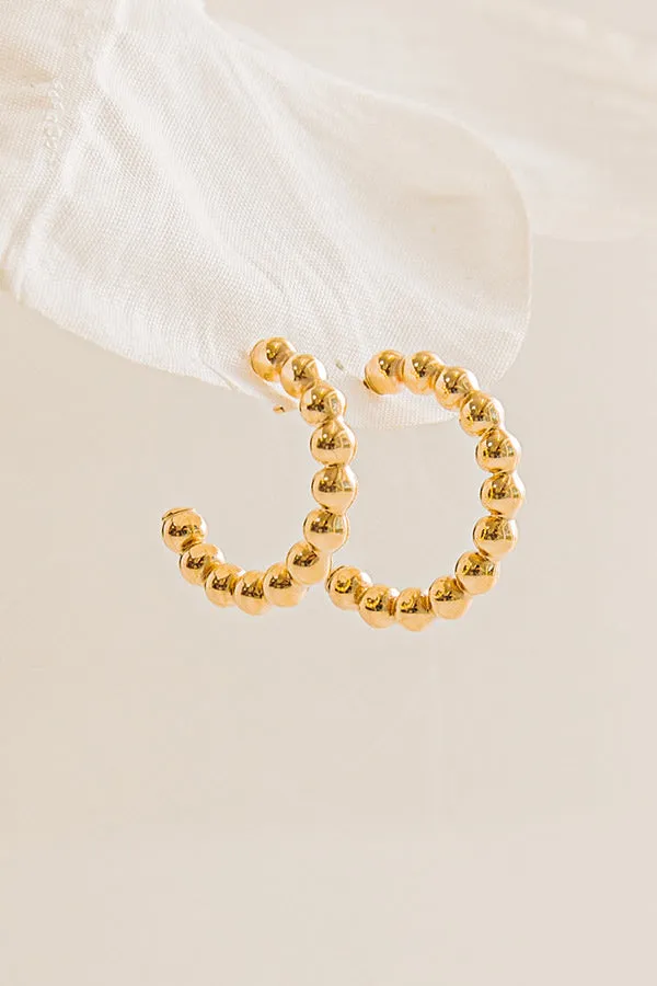 Enewton Classic Beaded 1 inch Post Hoop Earrings in 3mm sold by Impressions