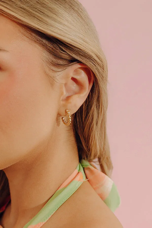 Enewton Classic Beaded 1 inch Post Hoop Earrings in 3mm sold by Impressions product image thumbnail 2