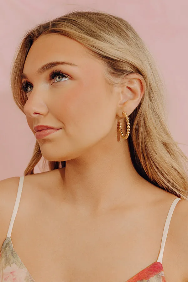 Enewton Classic Beaded 1.25 inch Post Hoop Earrings in 4mm sold by Impressions product image thumbnail 2