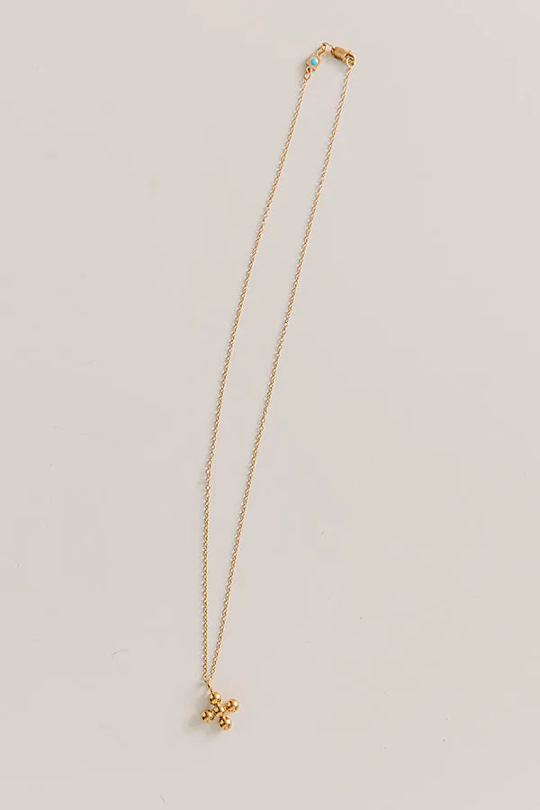 Enewton Signature Cross Beaded Gold Charm Necklace sold by Impressions product image thumbnail 3