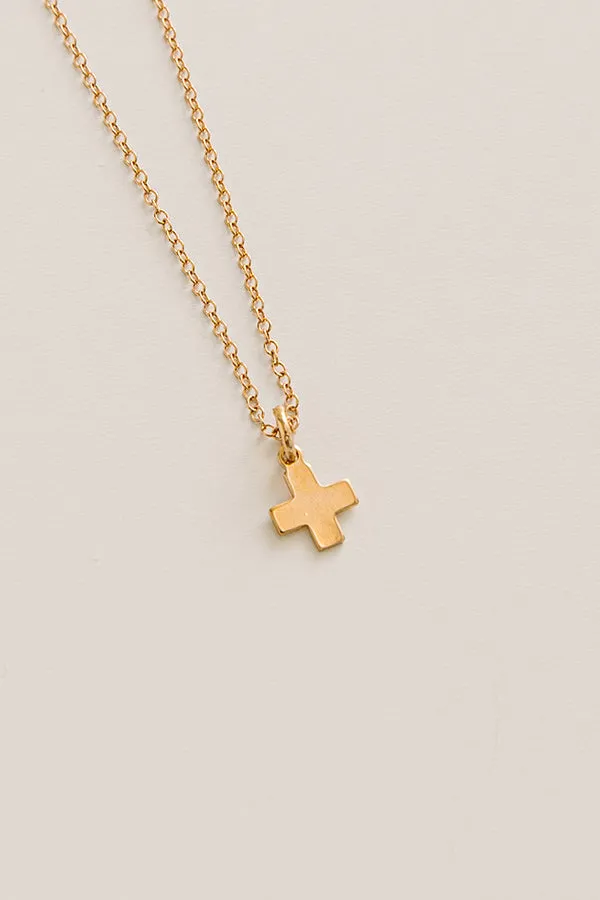 Enewton Signature Cross Small Gold Charm Necklace sold by Impressions product image thumbnail 2